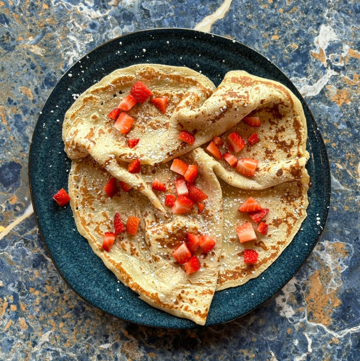 Crepe com Morangos